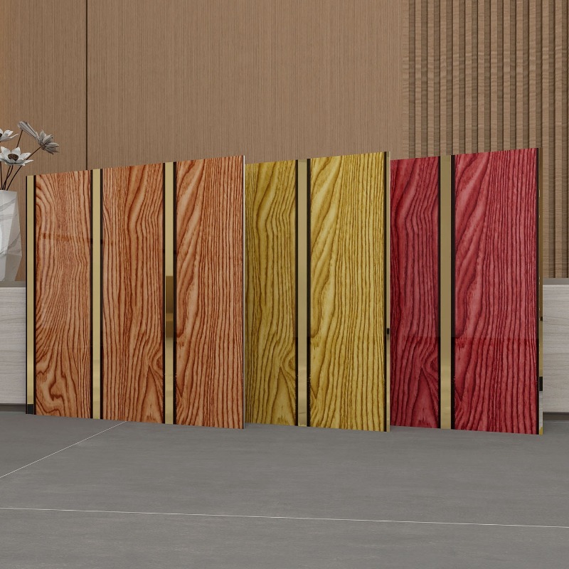 Luxury Wood Grain Wall Panels  - Pvc Panel Background 评论和价格