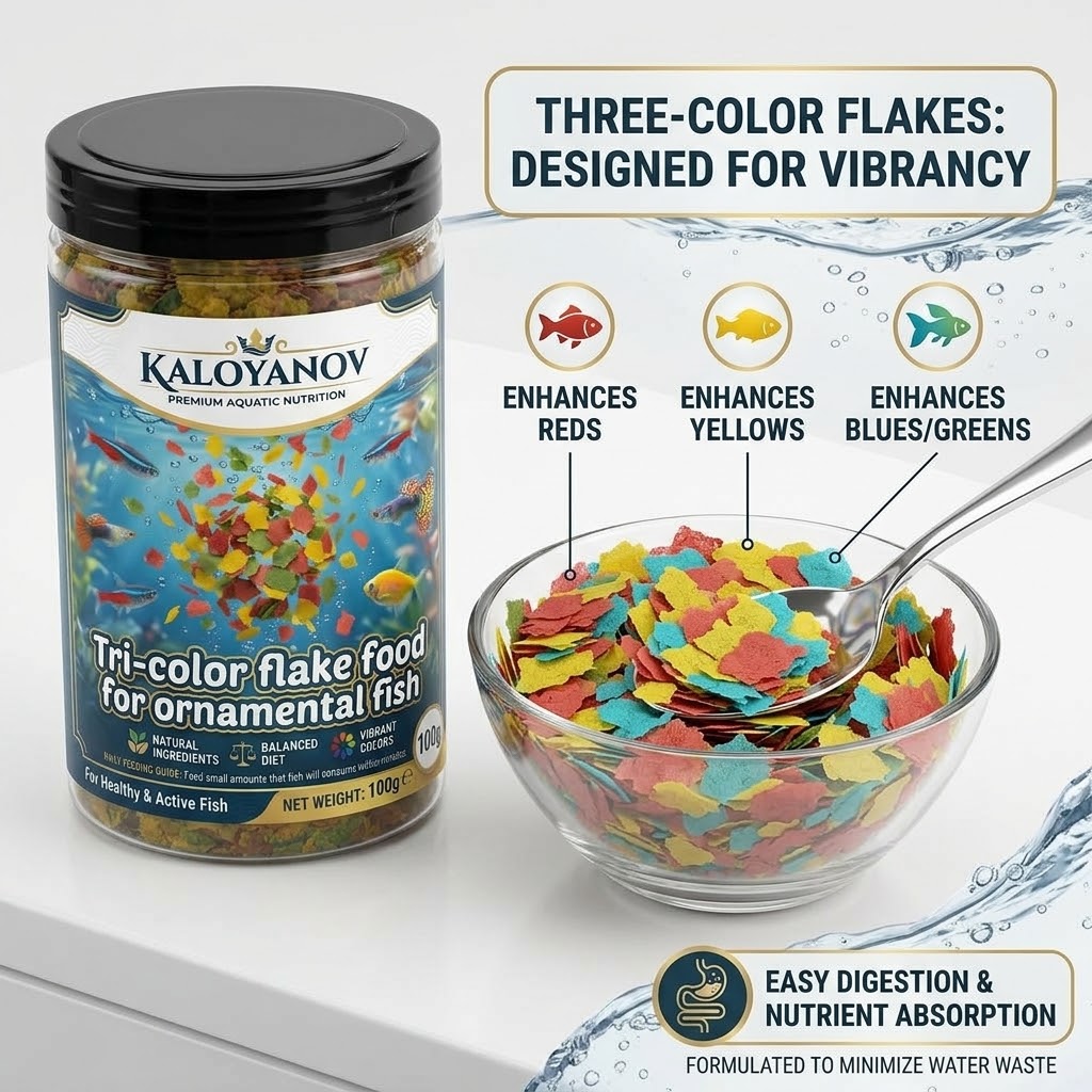Premium 3-Color Flakes Fish Fo - Tetra Food Tropical Flakes 评论和价格
