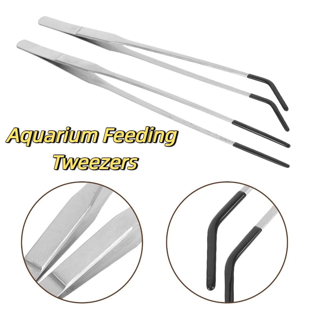 2Pcs Stainless Steel Aquarium  - Feeding Tong Stainless 评论和价格