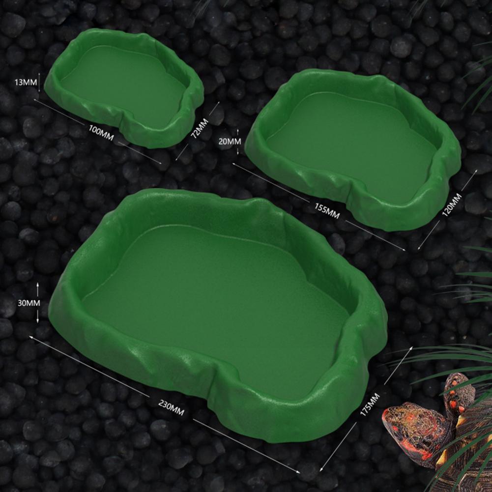 Reptile Feeder Plastic Imitati - Water Dish Reptile 评论和价格